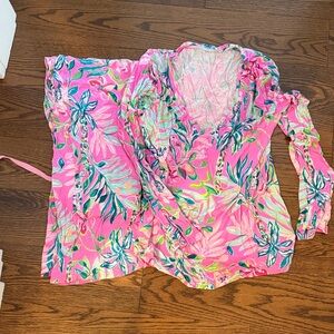 Lilly Pulitzer Pink Tropical pajamas